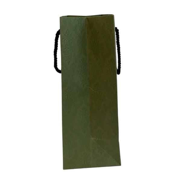 Authentic GUCCI Limited Edition Green Brocade gift Shopping Bag 13.5" X 10"x5.5” - Picture 6 of 16